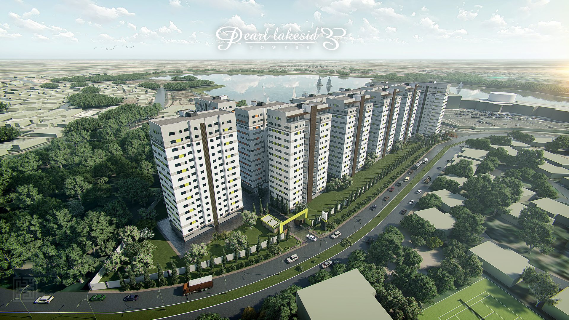 Jabi Lake — residential tower detail